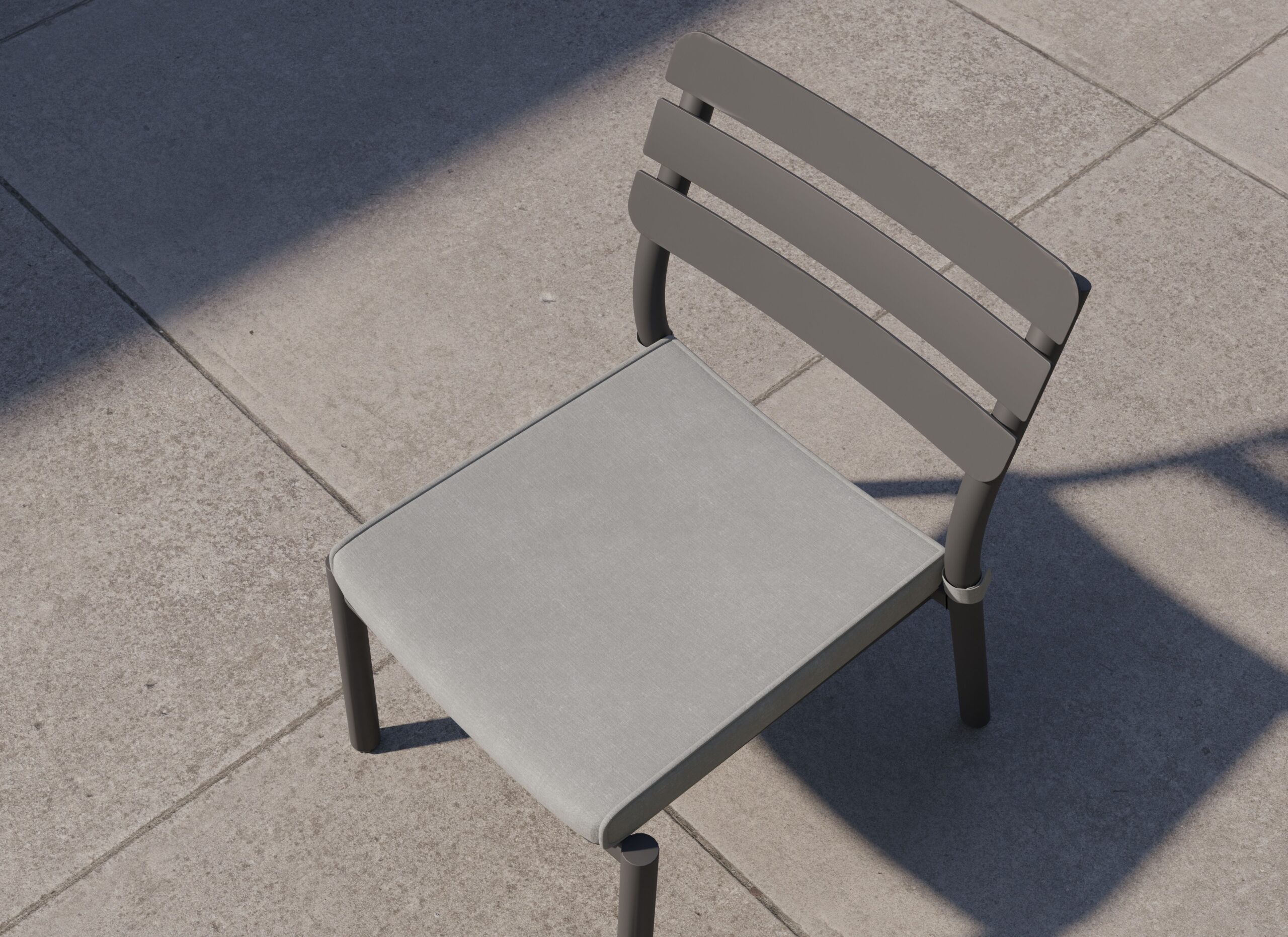 Teak + Aluminum Outdoor Extendable Dining Table + 8 595 Armless Chairs - Image 4