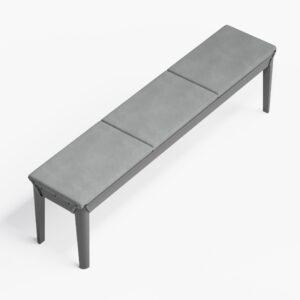 Aluminum Outdoor Dining Bench Cushion
