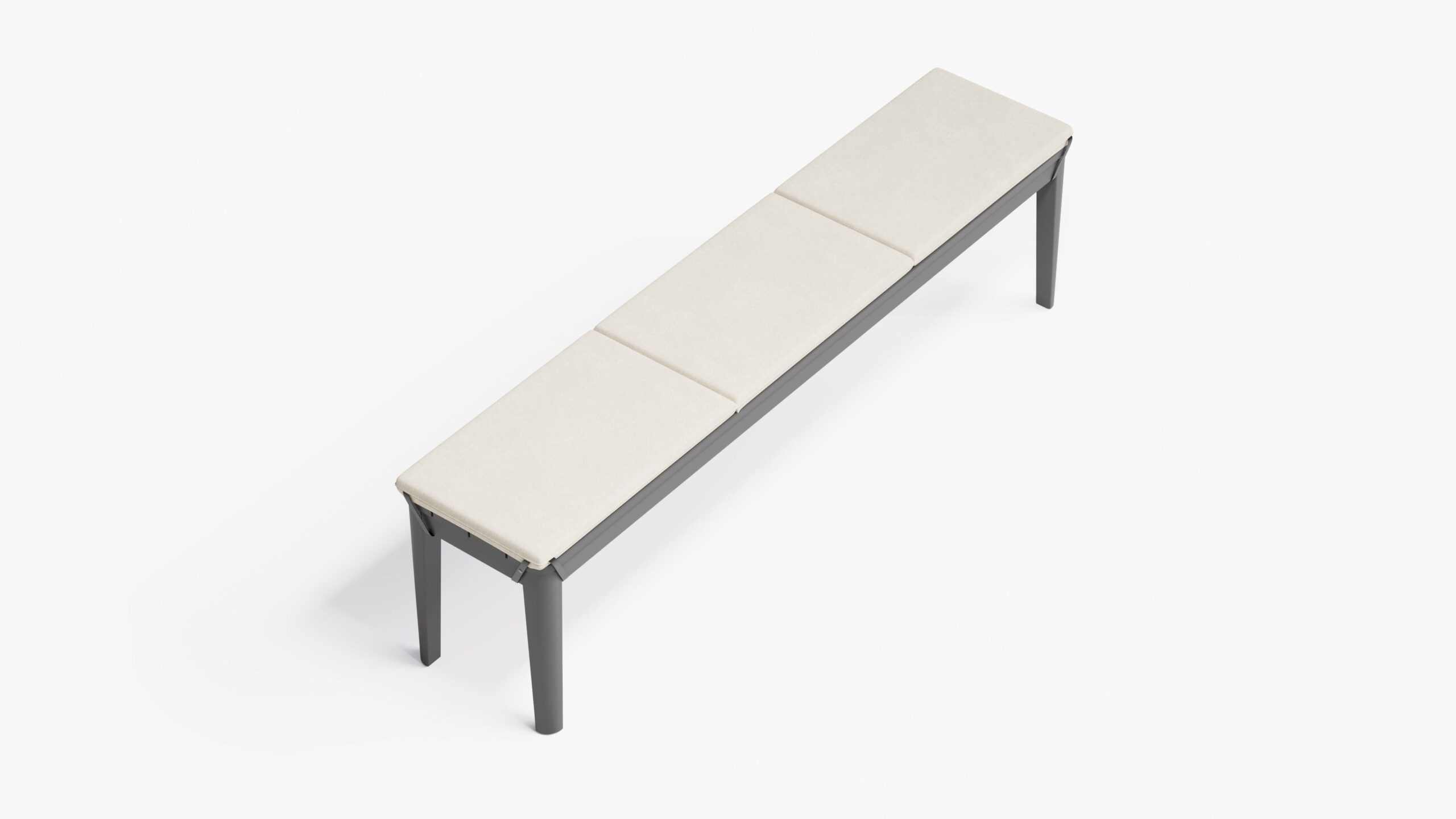 Aluminum Outdoor Dining Bench Cushion - Image 4