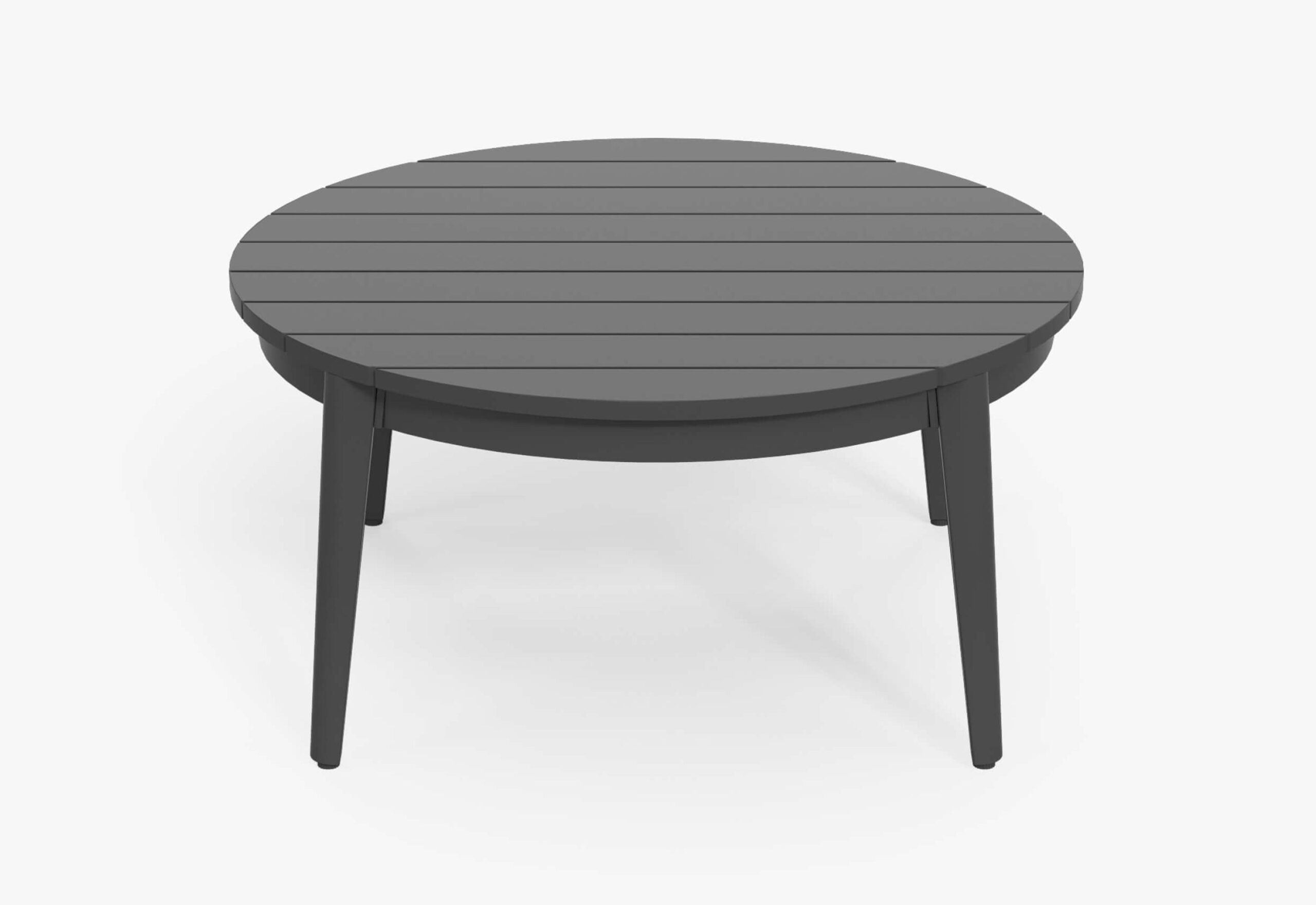 Aluminum Outdoor Coffee Table - Round - Image 6