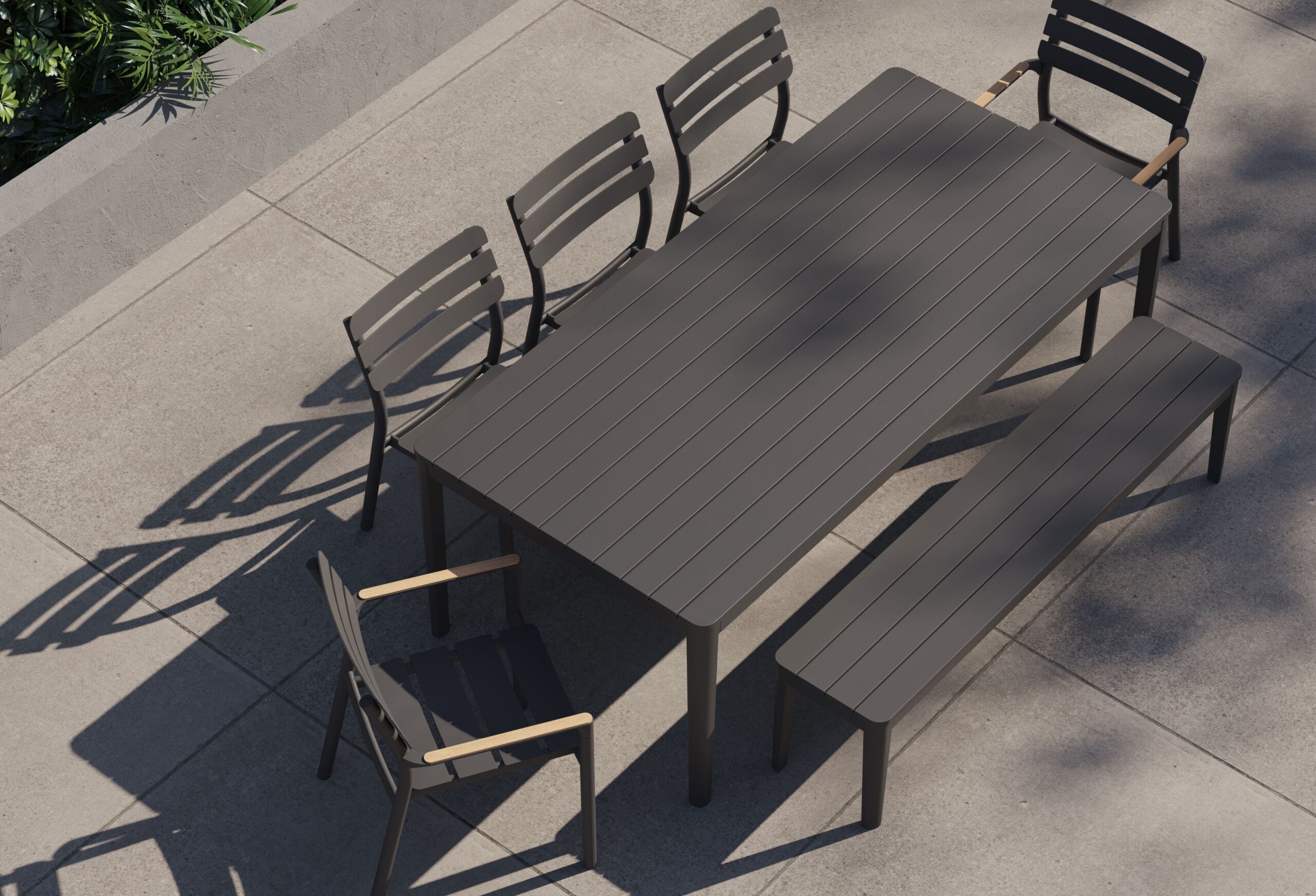 595 Dining Armless Chair - Image 3