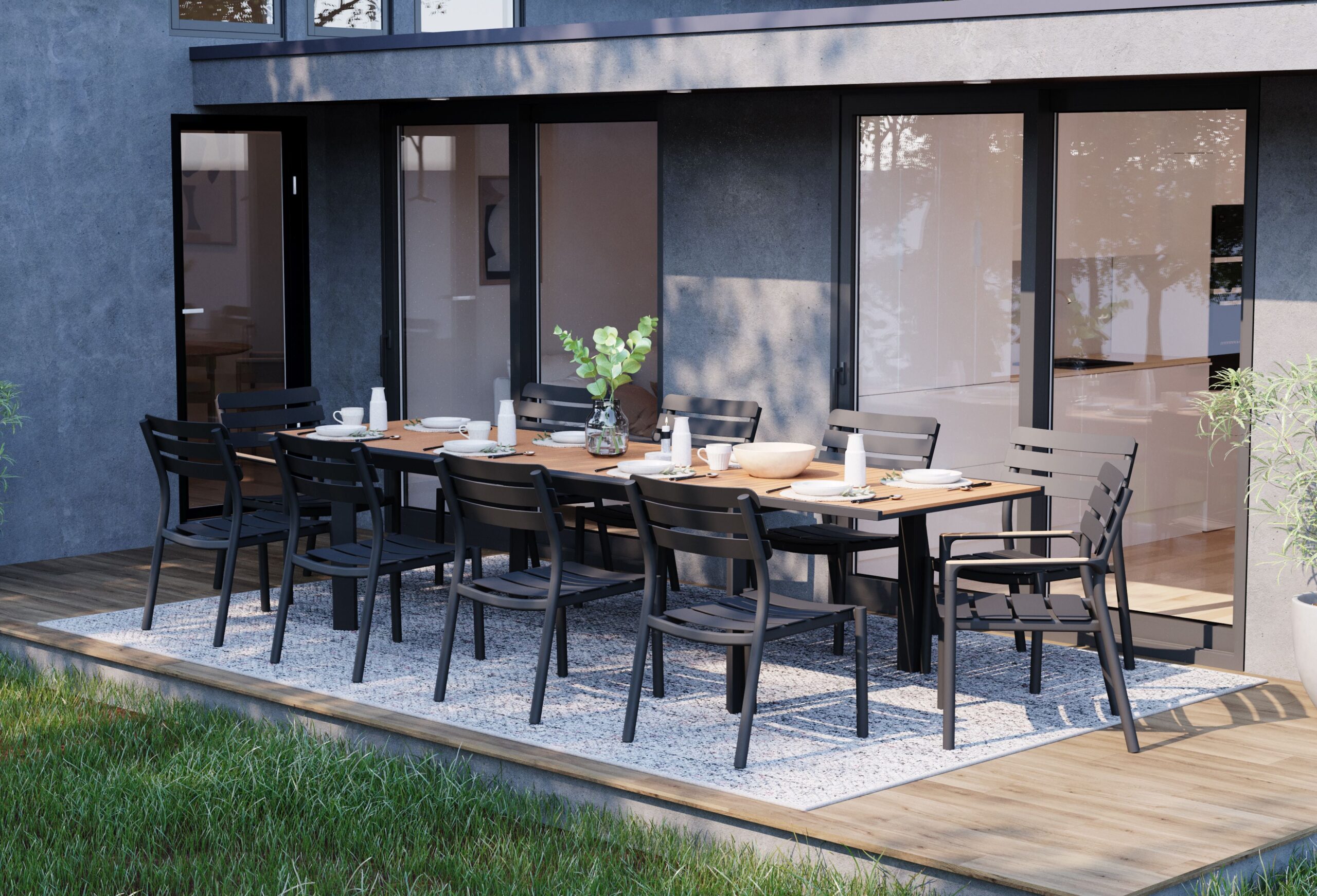 595 Dining Armless Chair - Image 4