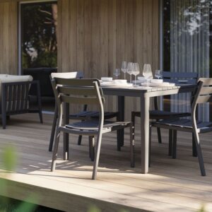 Alternative view of Aluminum Outdoor Square Dining Table