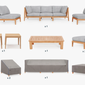 Teak Outdoor Soirée Bundle
