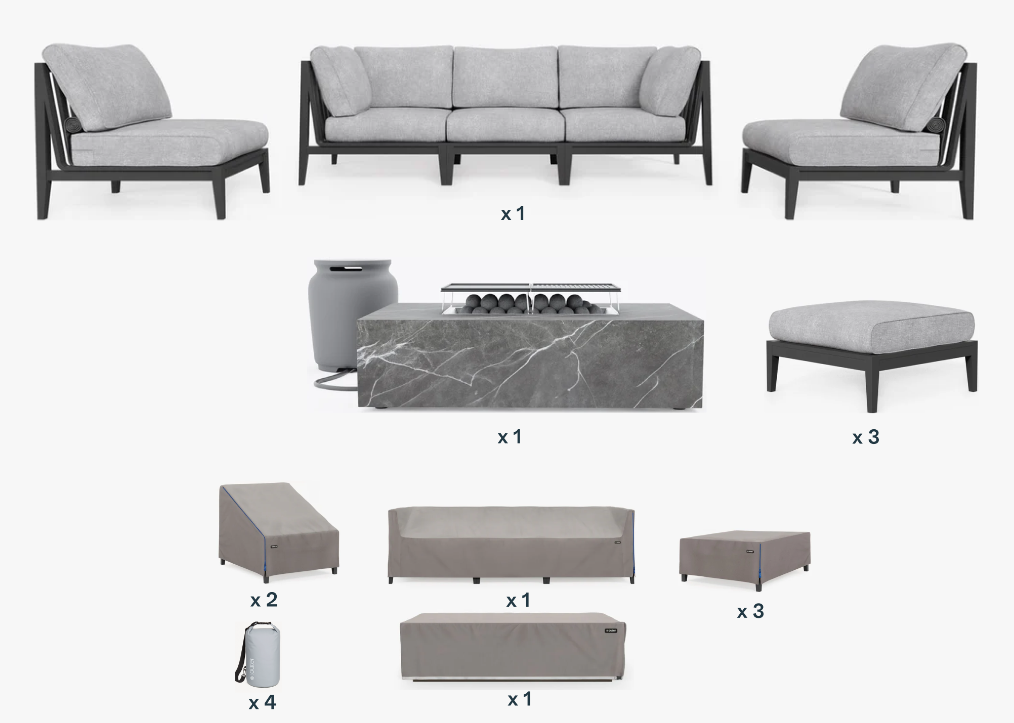 The Bestselling Alfresco Lounge Bundle