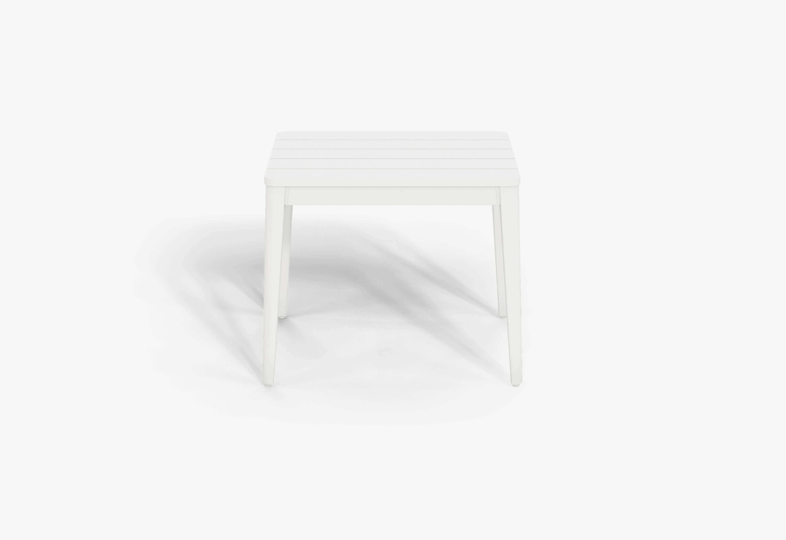 Aluminum Outdoor Side Table - Rectangular - Image 2