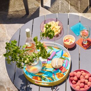 Alternative view of Aluminum Outdoor Coffee Table - Round
