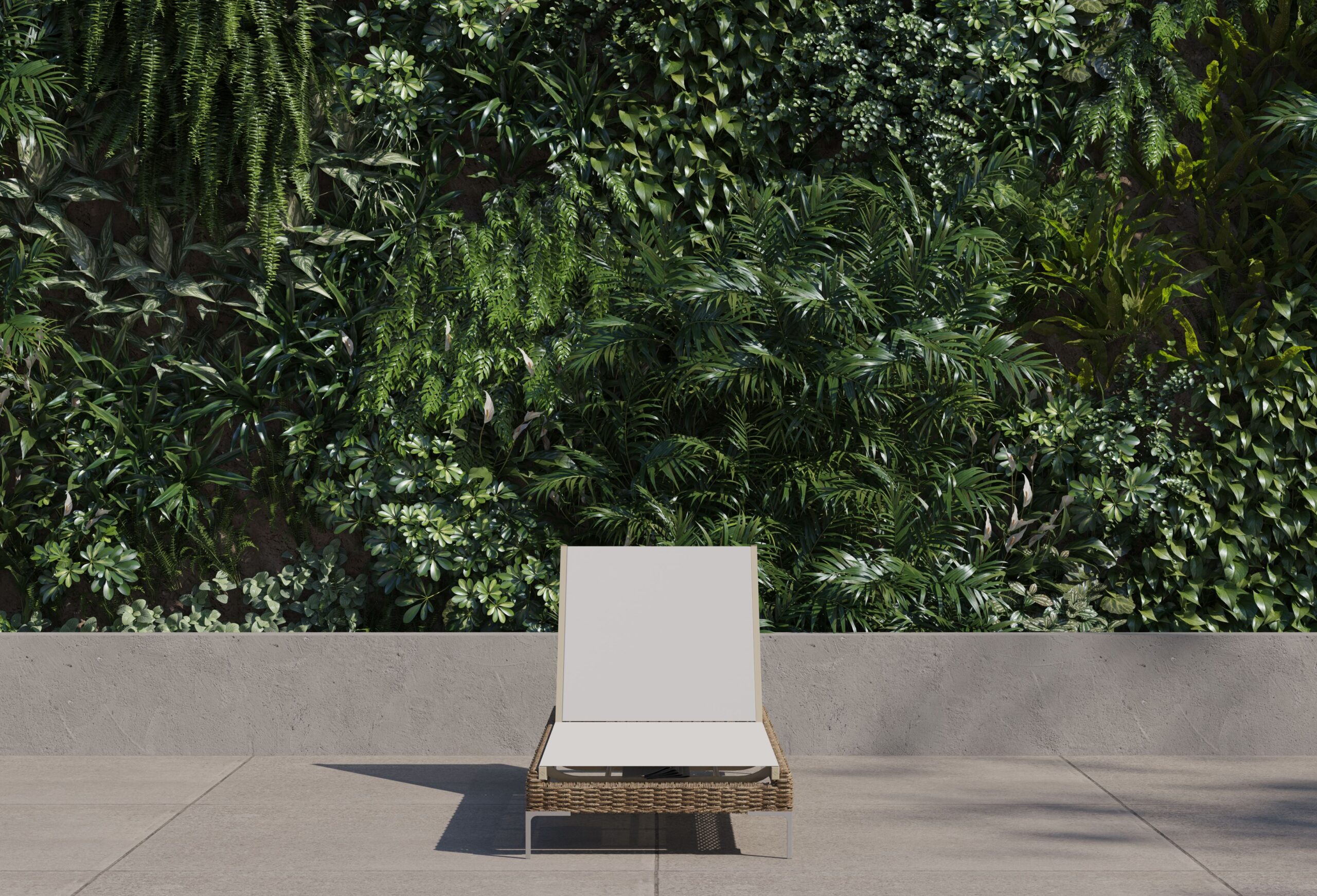 Wicker Outdoor Core Chaise Lounge - Image 2